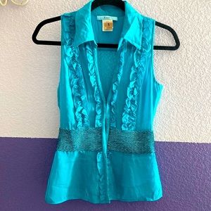 GuessMarciano sleeveless top embellished waist detail szXS